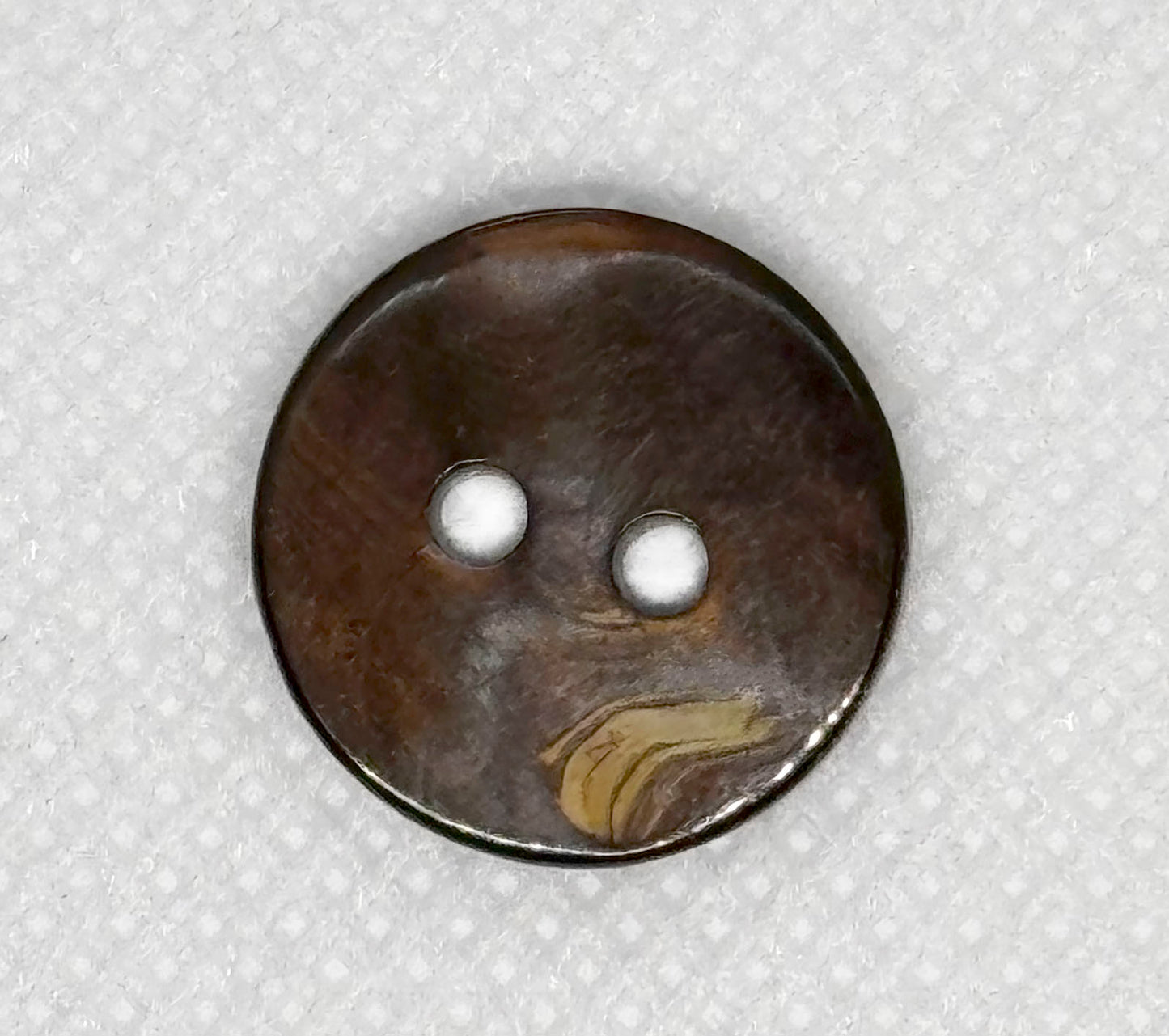 Botão de Madrepérola Castanho